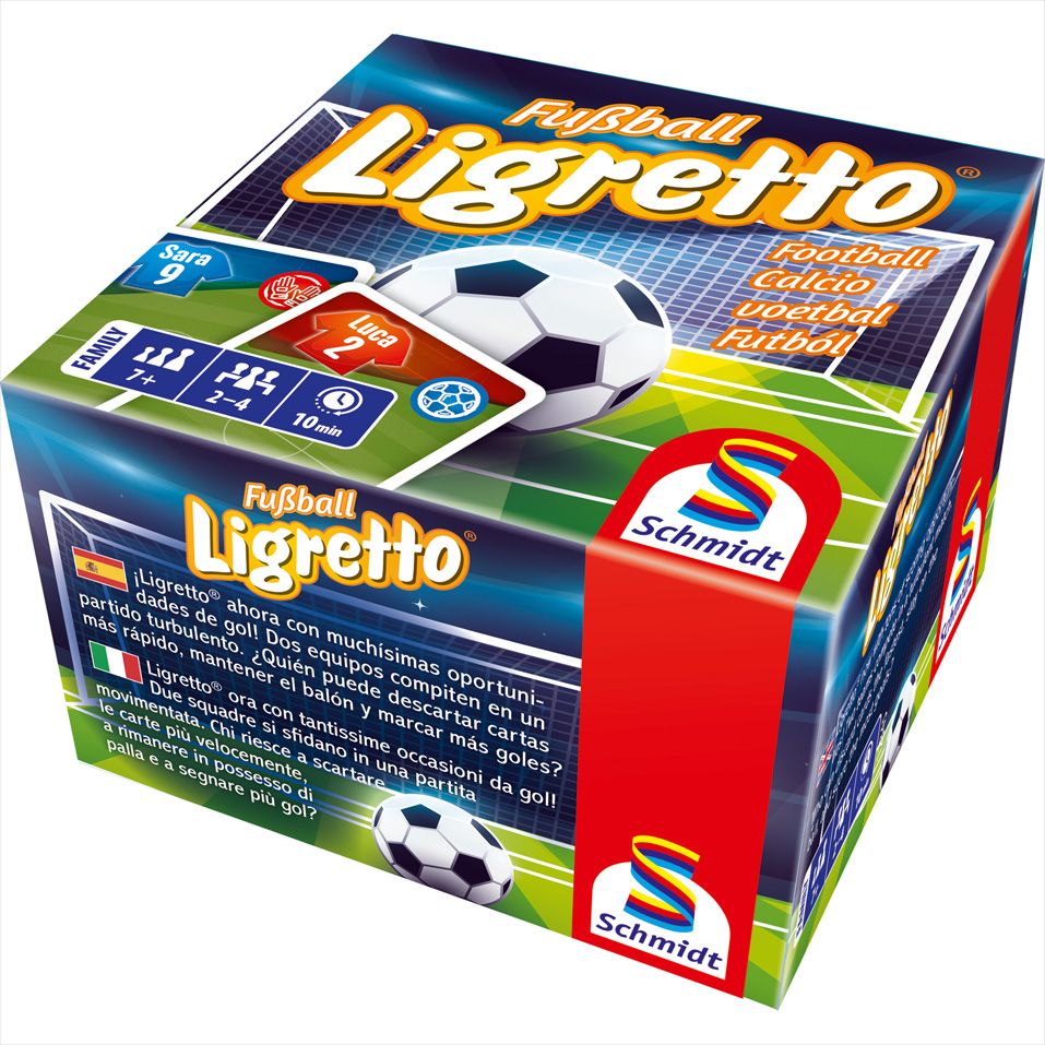 Fußball Ligretto®: Blitzschneller Kartenspaß mit Ballwechsel